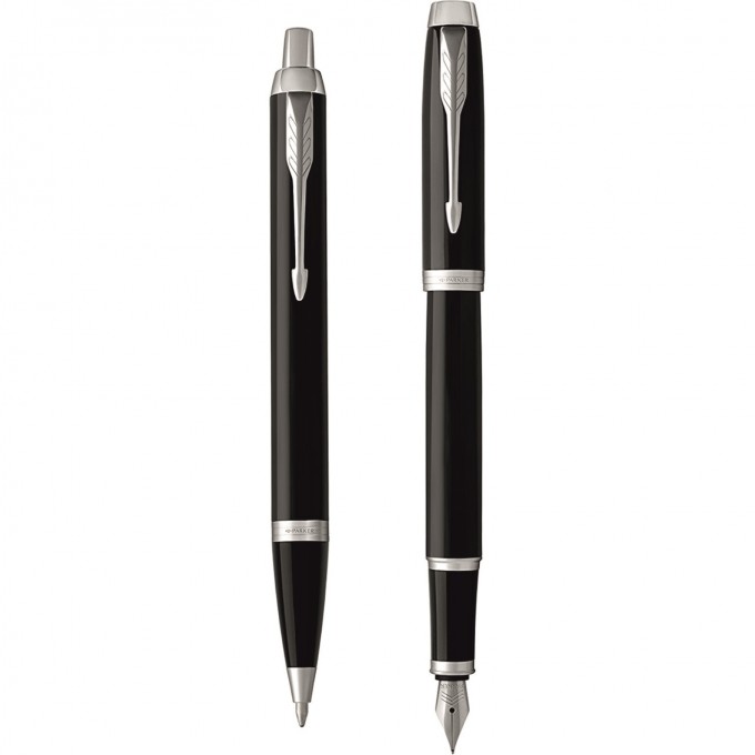 Набор PARKER IM CORE FK221 BLACK CT ручка перьевая, ручка шариковая CW2093215 Набор PARKER IM CORE FK221 BLACK CT ручка перьевая, ручка шариковая CW2093215