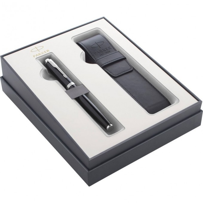 Набор PARKER IM CORE GIFT 20 BLACK CT с перьевой ручкой и чехлом CW2122001 Набор PARKER IM CORE GIFT 20 BLACK CT с перьевой ручкой и чехлом CW2122001