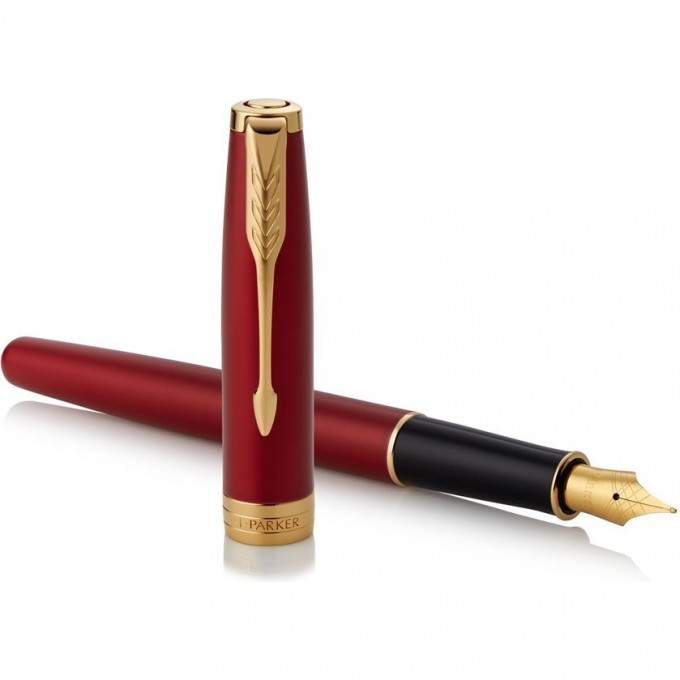 Ручка перьевая PARKER SONNET CORE F539 LAQRED GT F 1931473 Ручка перьевая PARKER SONNET CORE F539 LAQRED GT F 1931473