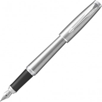 Ручка перьевая PARKER URBAN CORE F200 (1931605) Metro Metallic CT M сталь нержавеющая