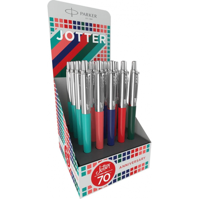 Ручка шариковая PARKER JOTTER SE 70TH ANNIVERSARY ассорти (20шт) 2206124 Ручка шариковая PARKER JOTTER SE 70TH ANNIVERSARY ассорти (20шт) 2206124