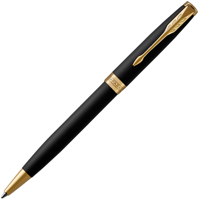 Шариковая ручка PARKER ESSENTIAL SONNET MATTE BLACK GT M 1931519