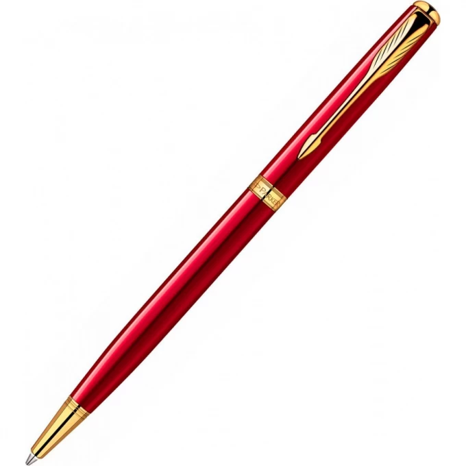 Тонкая шариковая ручка PARKER ESSENTIAL SONNET LAQUE RED GT F 1931477 Тонкая шариковая ручка PARKER ESSENTIAL SONNET LAQUE RED GT F 1931477